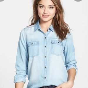 Halogen Denim Shirt
